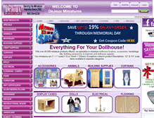 Tablet Screenshot of dejouxminiatures.com